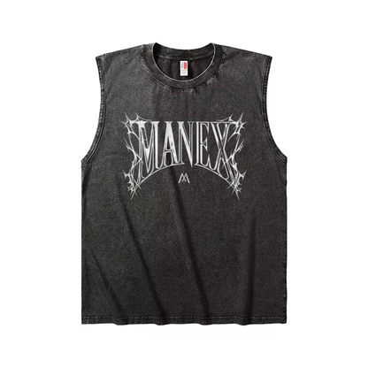 Manex The Thorn sleeveless shirt featuring a stylish design and lightweight fabric, perfect for casual summer wear.